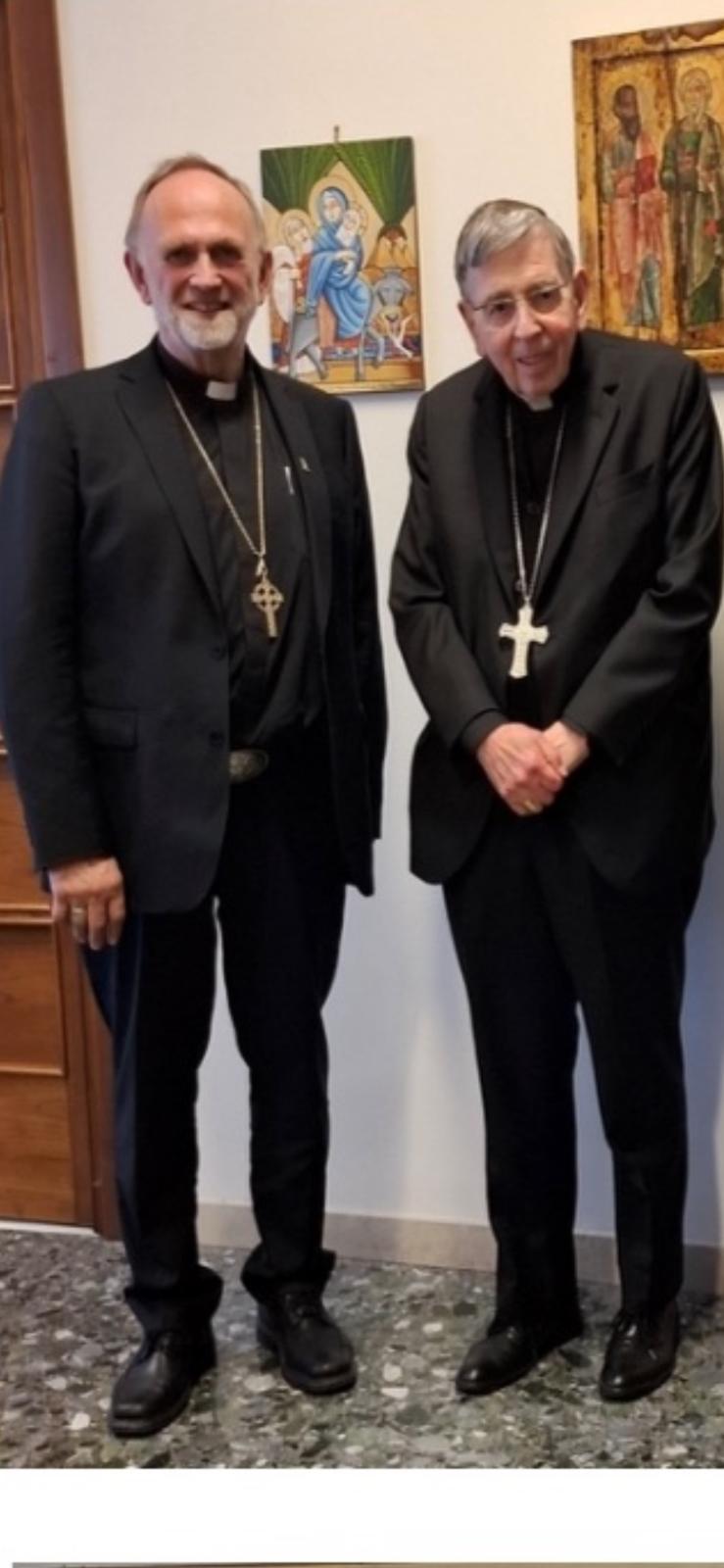 Rencontre entre Monseigneur Ottar et Kurt Koch